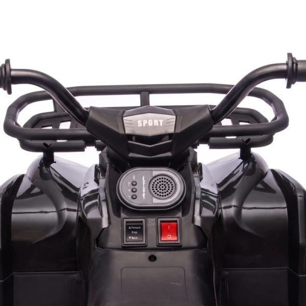 AIYAPLAY 12V Kids Electric Quad Bike ATV Ride on – Black - Image 4