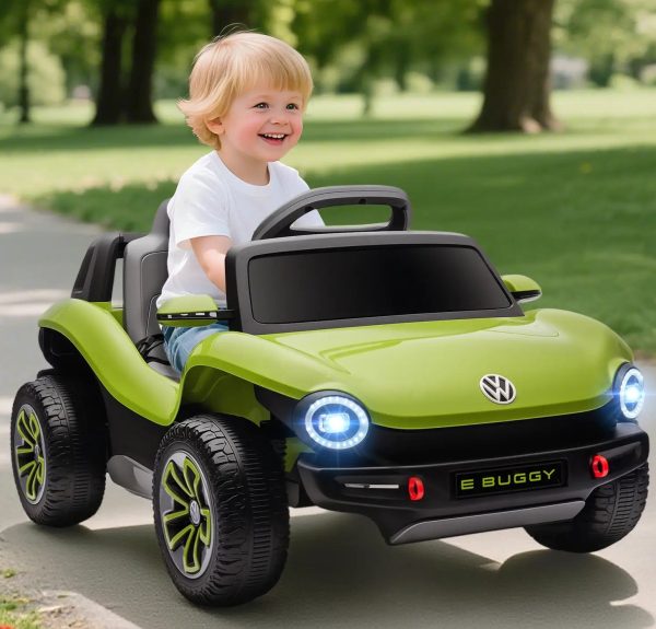 Licensed VW Volkswagen ID E Buggy 12v Ride on Car - Green - Image 6