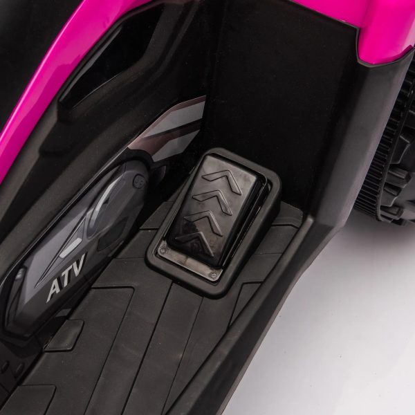 AIYAPLAY 12V Kids Electric Quad Bike ATV Ride on – Pink - Image 7