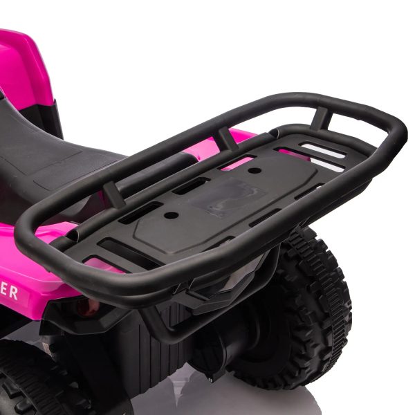 AIYAPLAY 12V Kids Electric Quad Bike ATV Ride on – Pink - Image 5