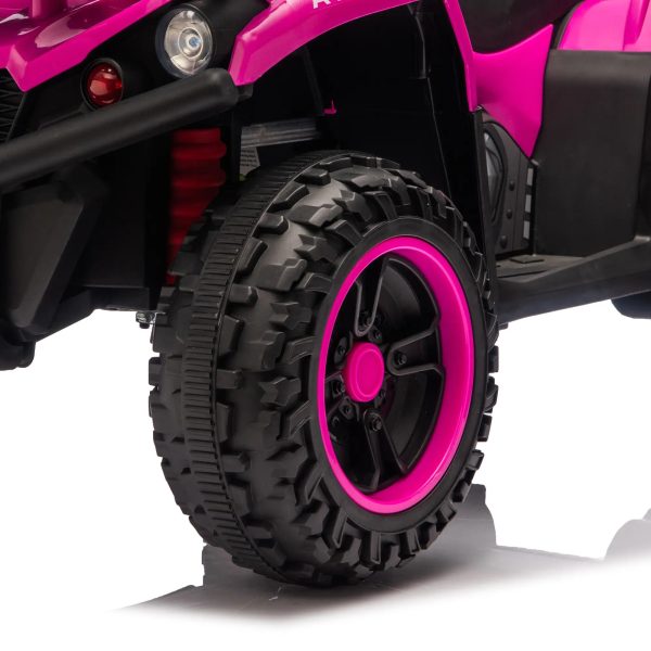 AIYAPLAY 12V Kids Electric Quad Bike ATV Ride on – Pink - Image 6